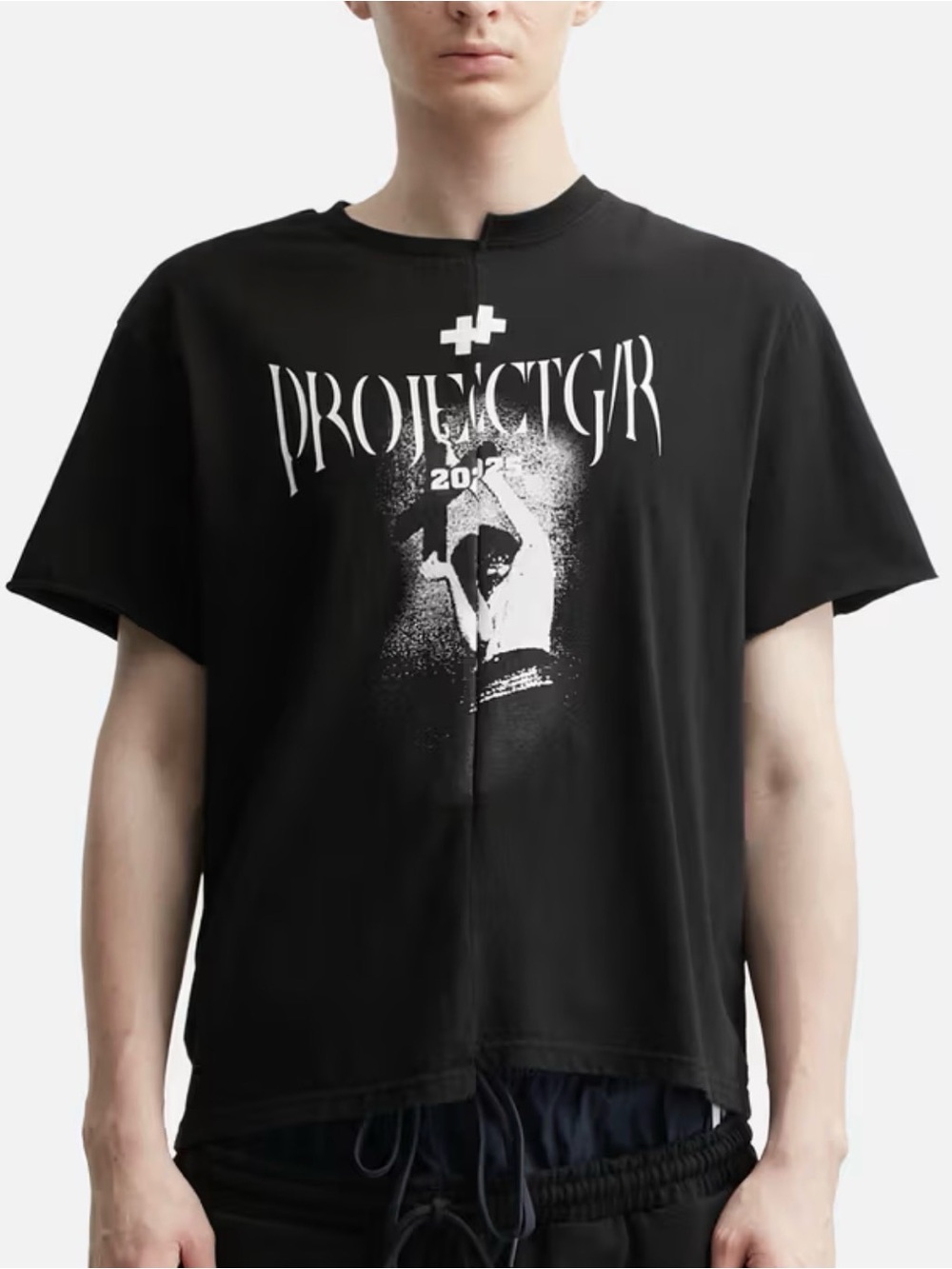 Project G/R Split Cutoff Sleeves T-Shirt